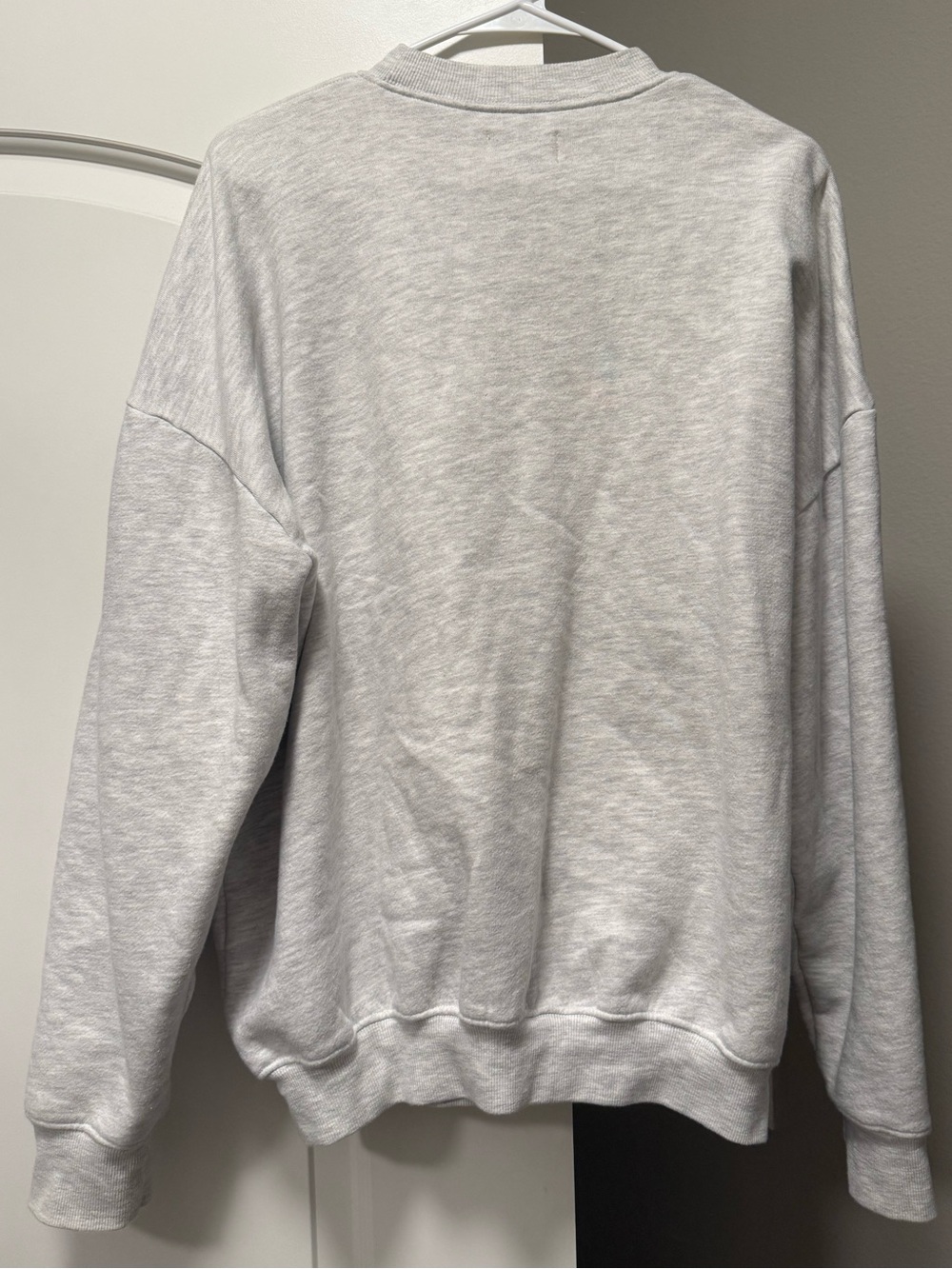 Joah Brown Classic Crew Pullover in Pearl Grey - Picture 5 of 9